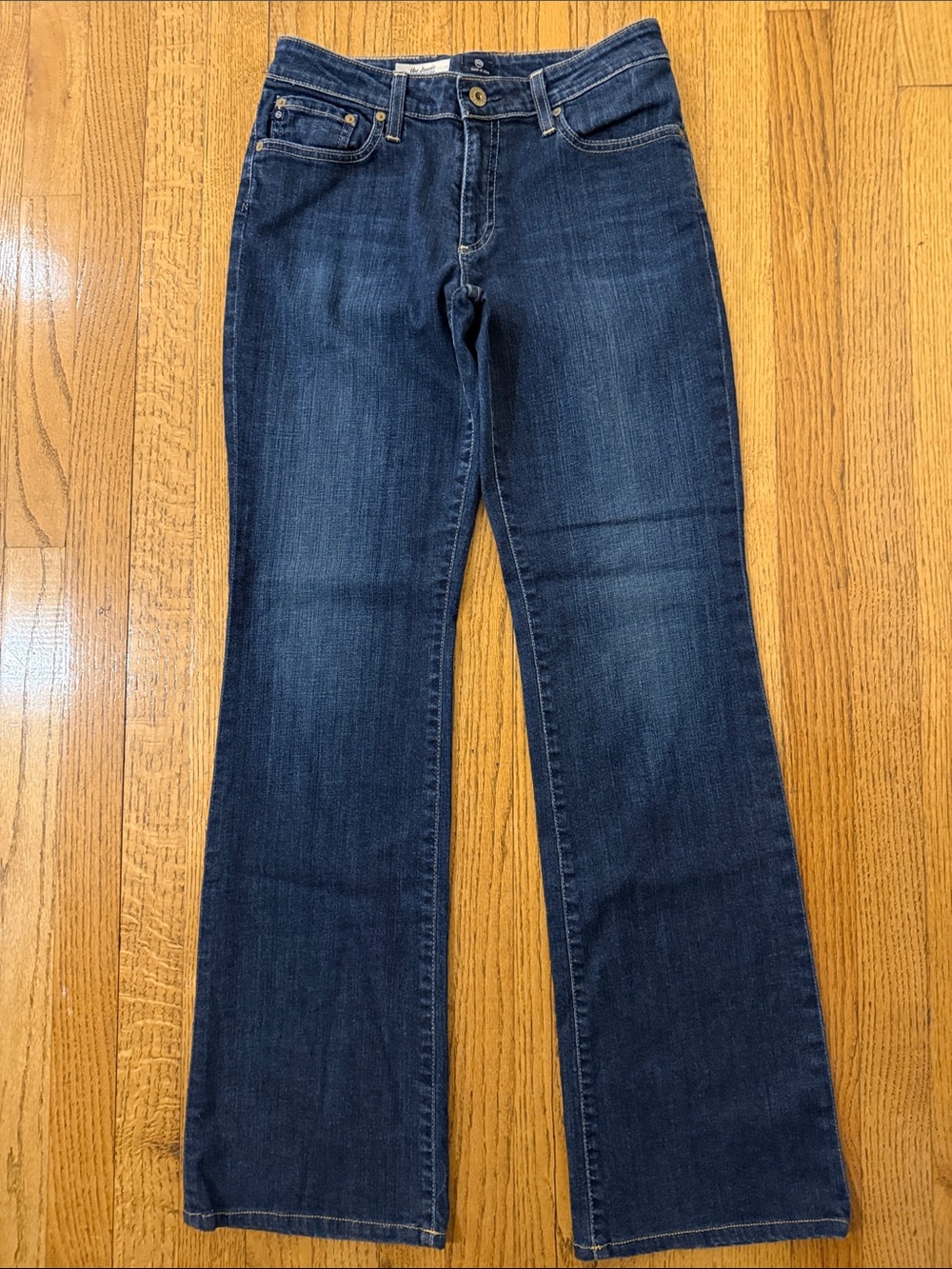 AG Women’s The Jessie Dark Blue Curcy Bootcut Jeans 29R